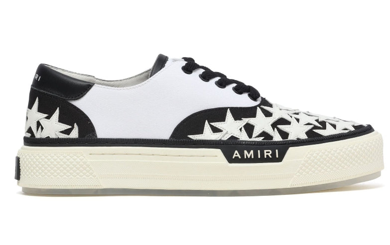 AMIRI stars-appliqué leather sneakers