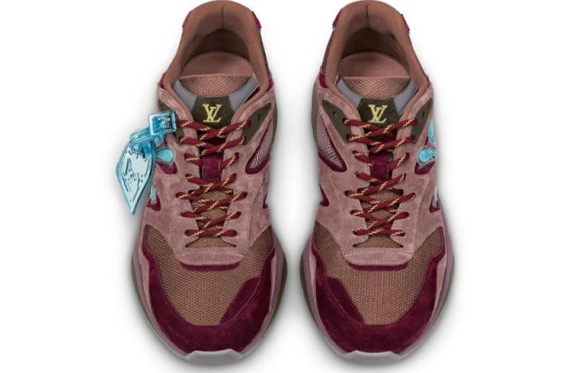 LOUIS VUITTON Trail Sneakers ‘Burgundy Blue'