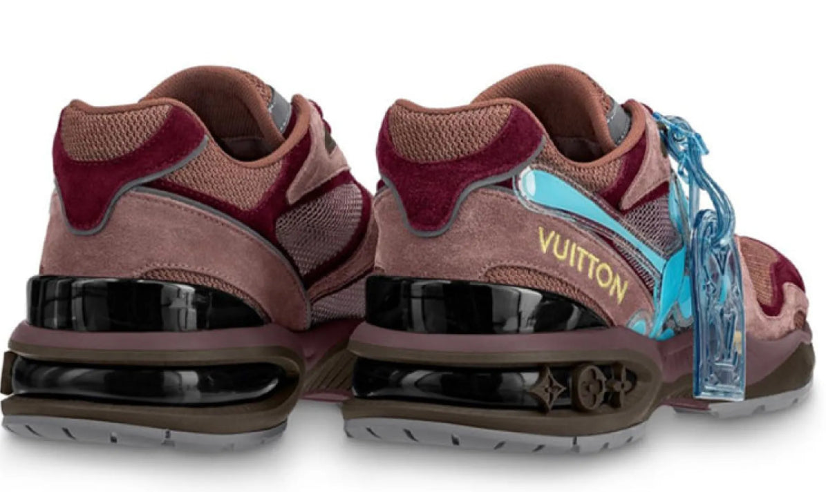 LOUIS VUITTON Trail Sneakers ‘Burgundy Blue'