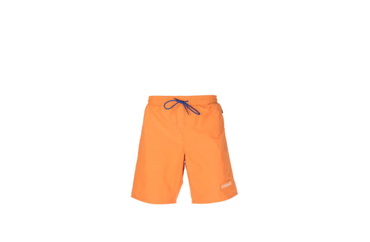 Napapijiri logo patch drawstring swim shorts