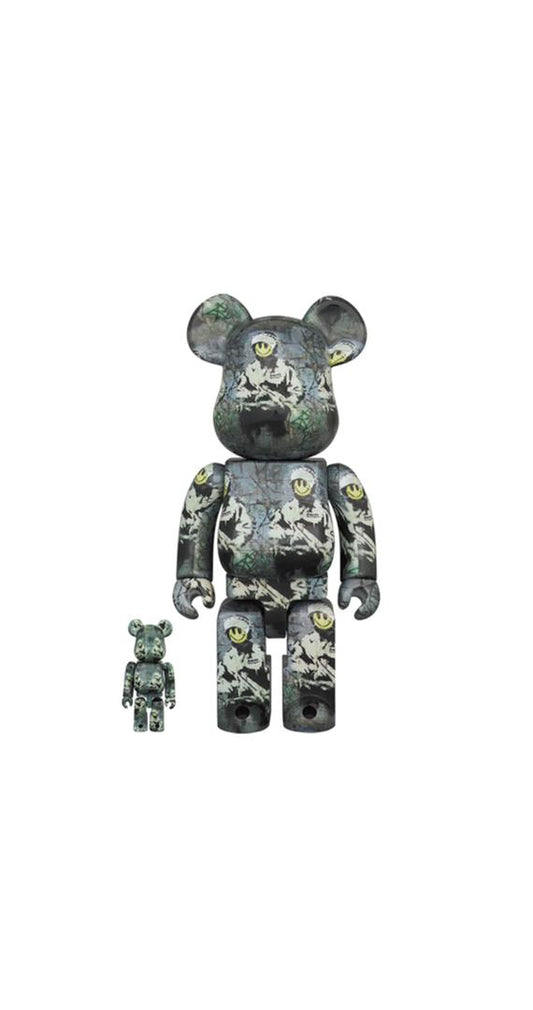 Bearbrick Riot Cop 100% & 400% Set