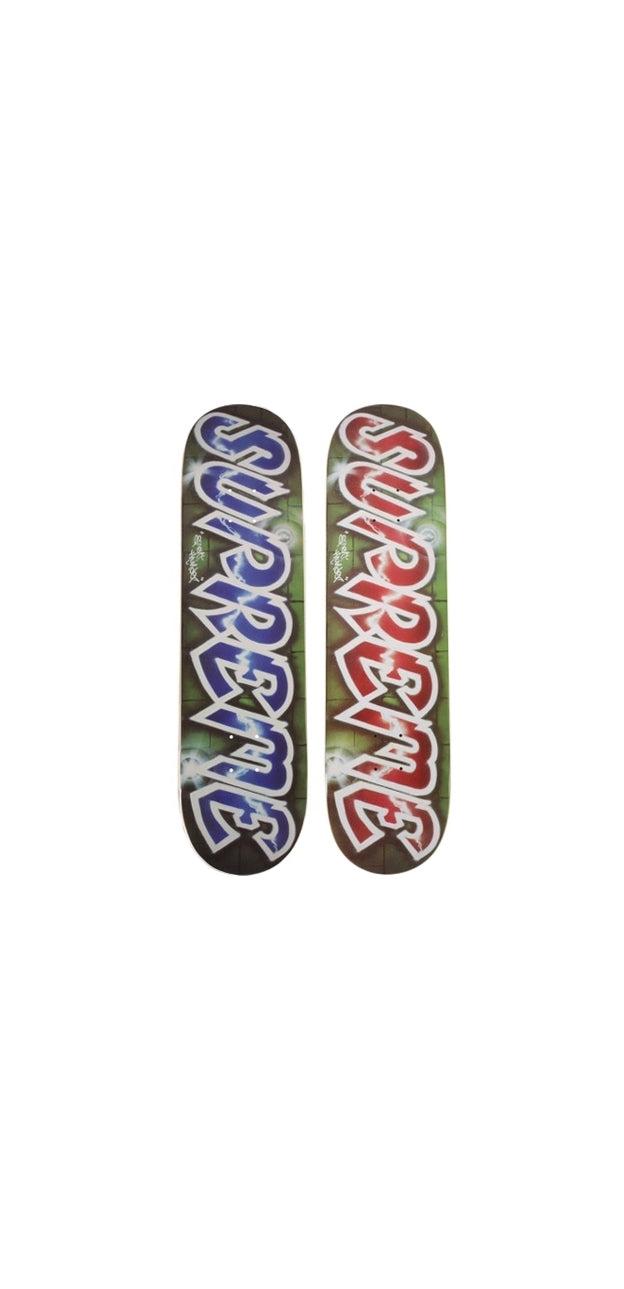 SUPREME LEE QUINONES LEE LOGO SKATEBOARD SET