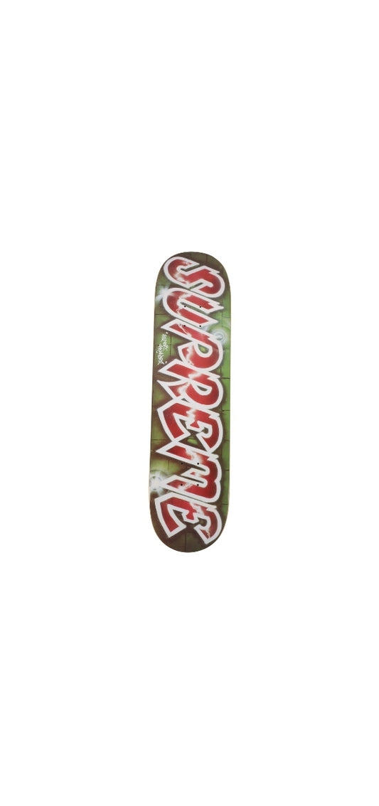 SUPREME LEE QUINONES LEE LOGO SKATEBOARD 'RED'