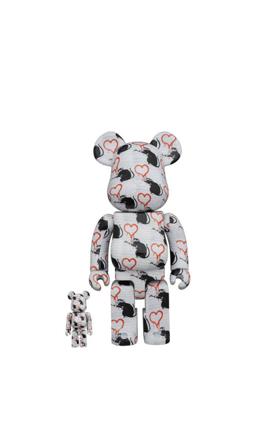 Bearbrick Love Rat 100% & 400% Set