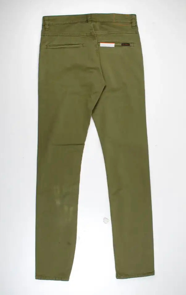 Nudie jeans Olive green chinos trouser