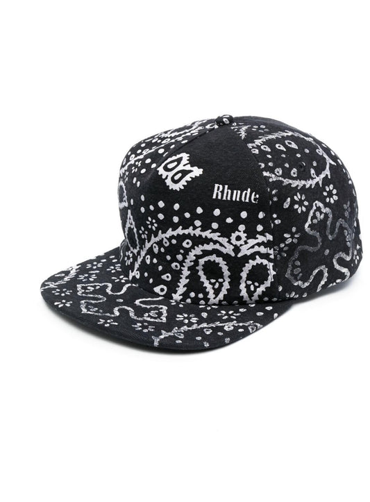 Rhude bandana print baseball cap