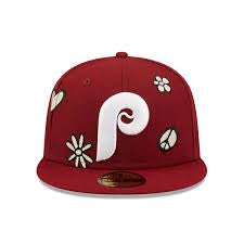New Era Philadelphia Phillies MLB Pop Dark Red SnapBack